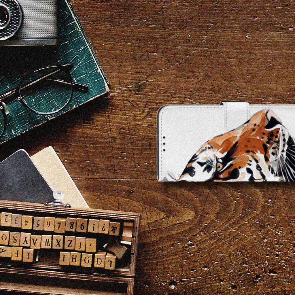 Hoesje Xiaomi Mi A3 Watercolor Tiger