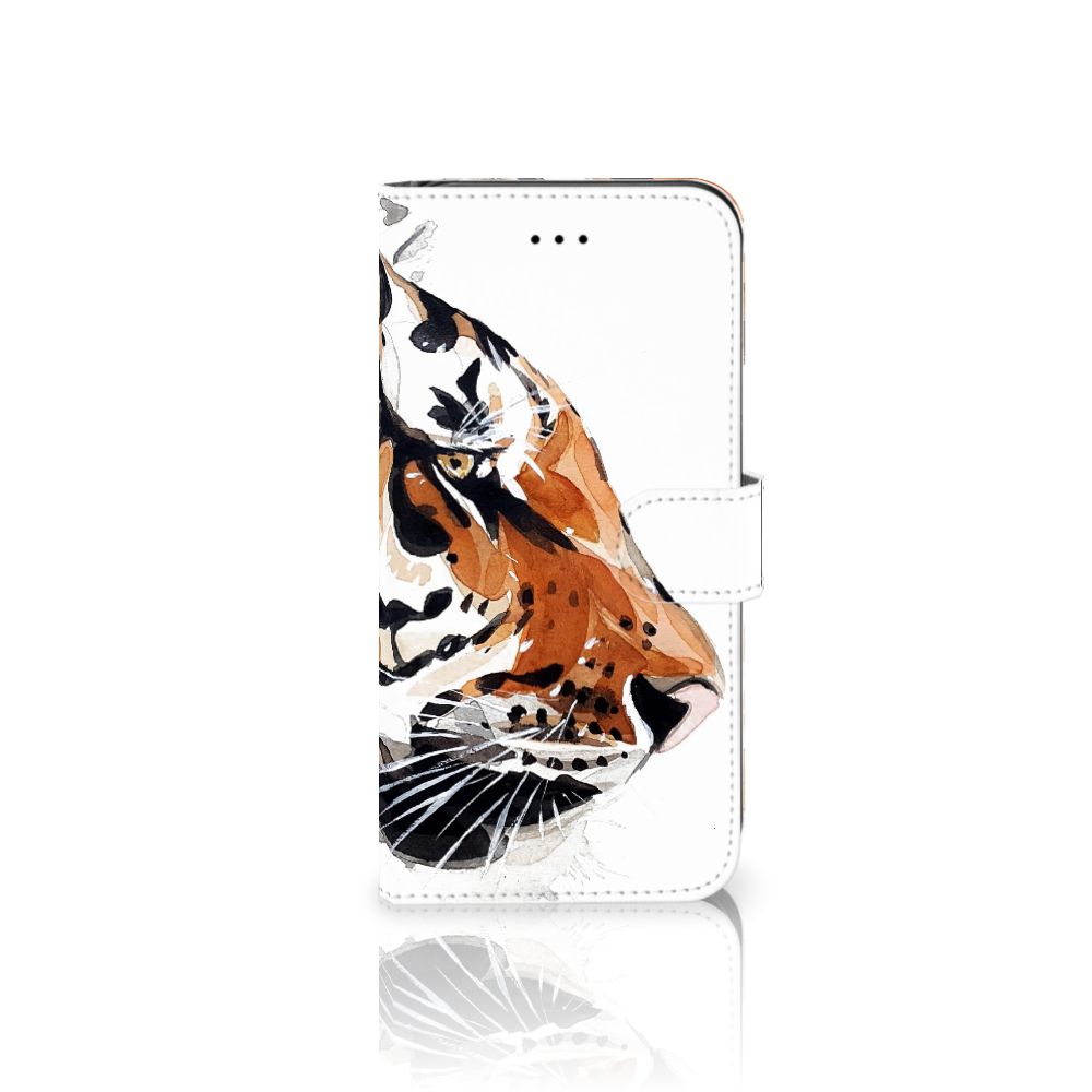 Hoesje Apple iPhone 7 Plus | 8 Plus Watercolor Tiger