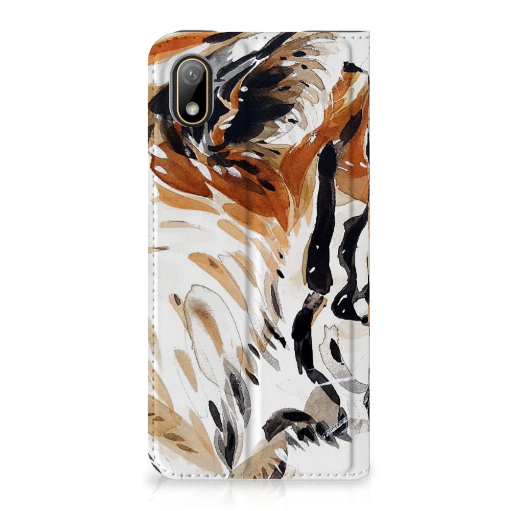Bookcase Huawei Y5 (2019) Watercolor Tiger