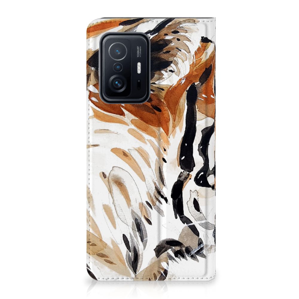 Bookcase Xiaomi 11T | Xiaomi 11T Pro Watercolor Tiger