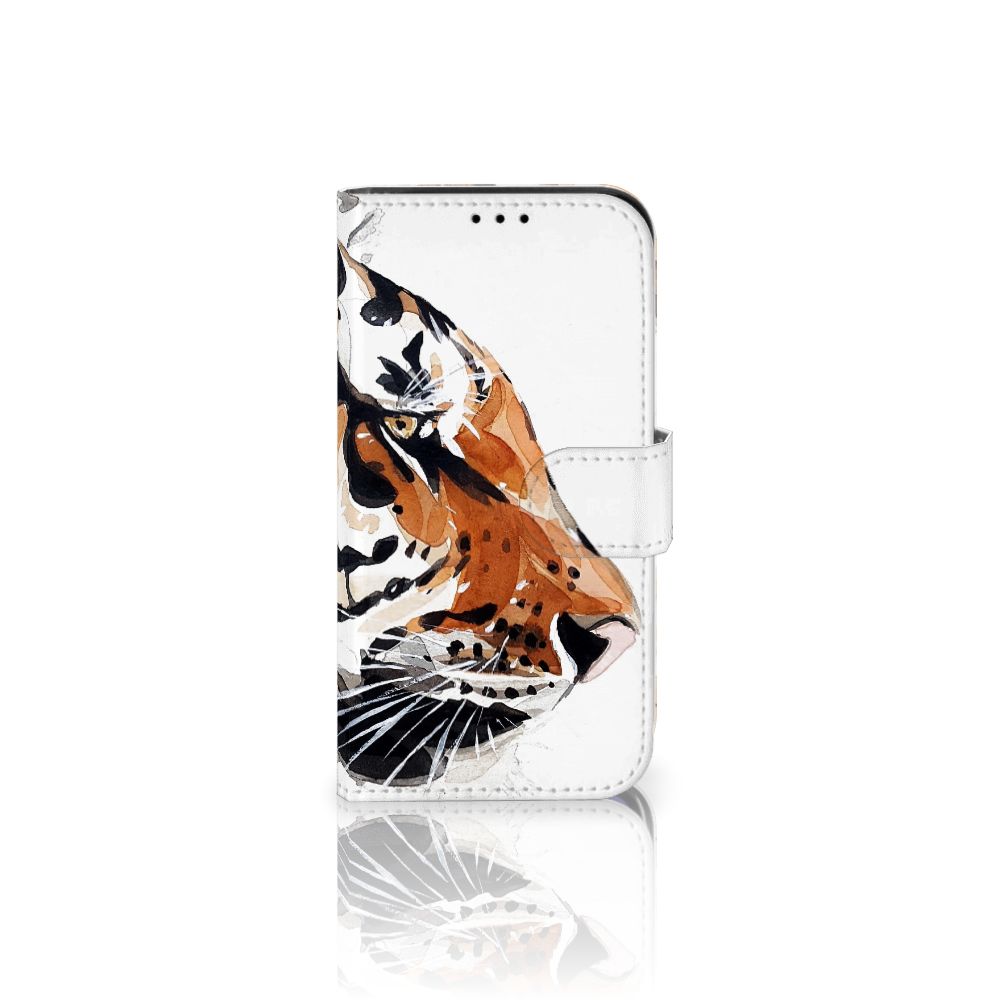 Hoesje iPhone 13 Mini Watercolor Tiger