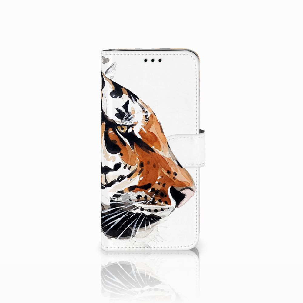 Hoesje Samsung Galaxy J6 2018 Watercolor Tiger
