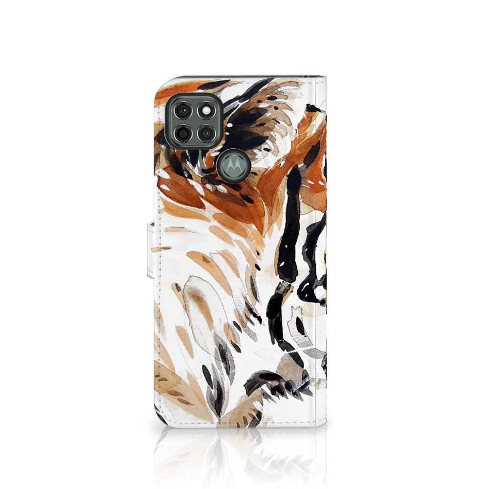 Hoesje Motorola Moto G9 Power Watercolor Tiger