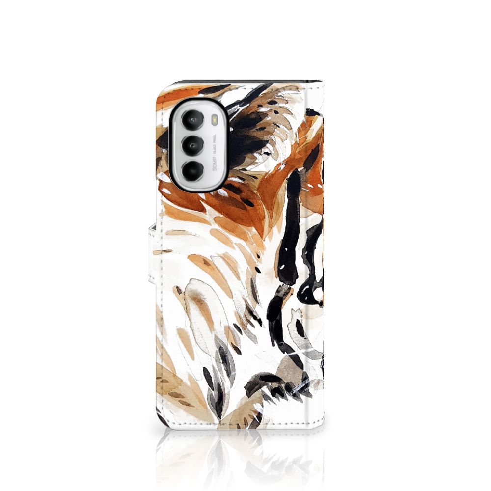 Hoesje Motorola Moto G52 | Moto G82 Watercolor Tiger