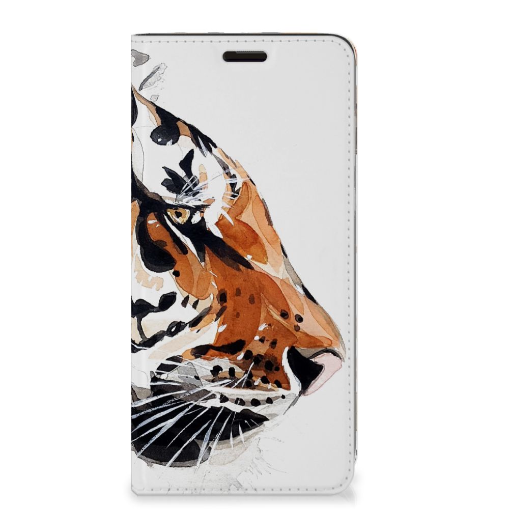 Bookcase Samsung Galaxy S9 Plus Watercolor Tiger