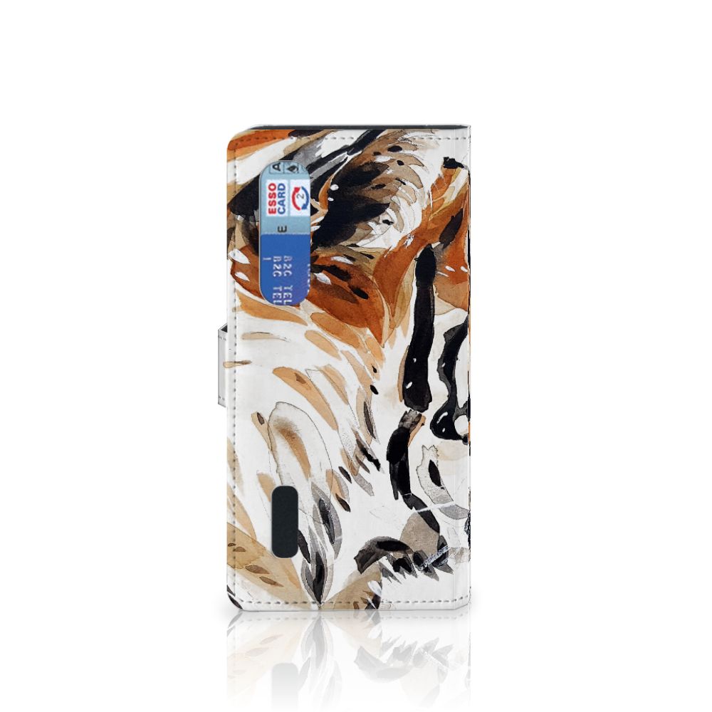 Hoesje OPPO Find X2 Pro Watercolor Tiger