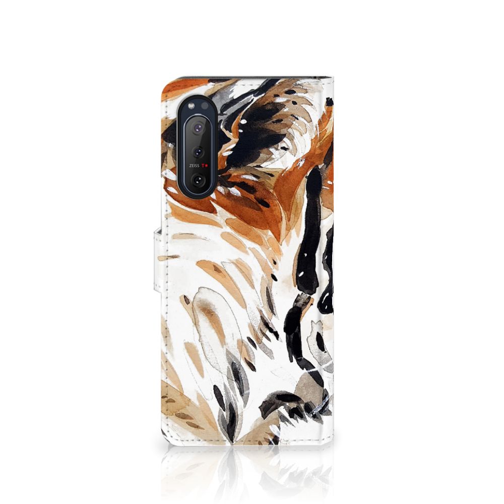 Hoesje Sony Xperia 5II Watercolor Tiger