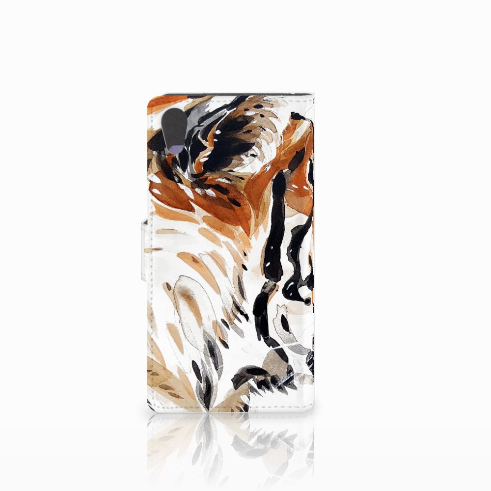 Hoesje Sony Xperia XA1 Watercolor Tiger