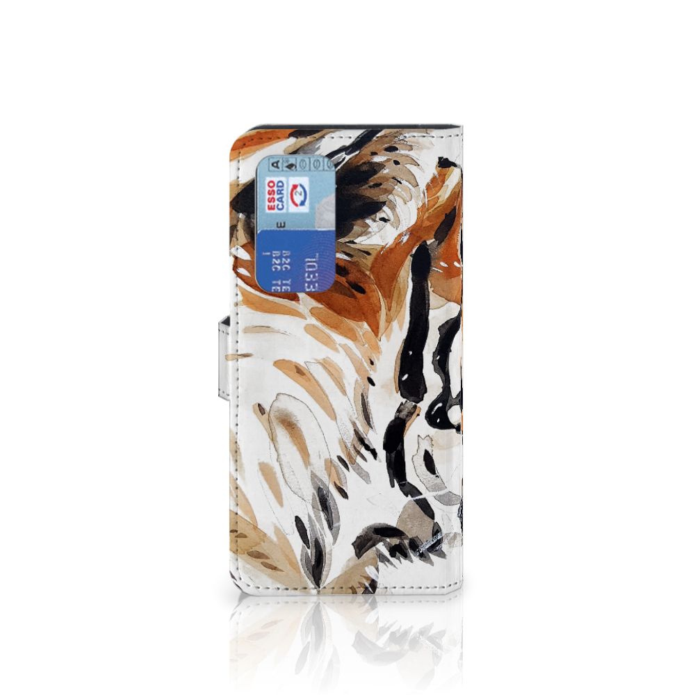 Hoesje Huawei P40 Pro Watercolor Tiger