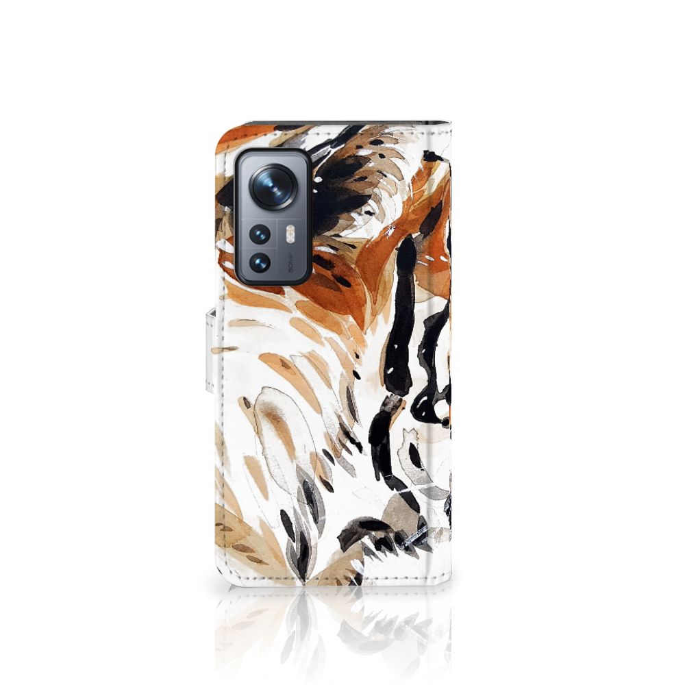 Hoesje Xiaomi 12 | 12X Watercolor Tiger
