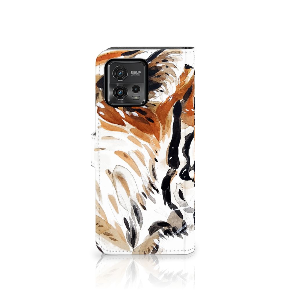 Hoesje Motorola Moto G72 Watercolor Tiger
