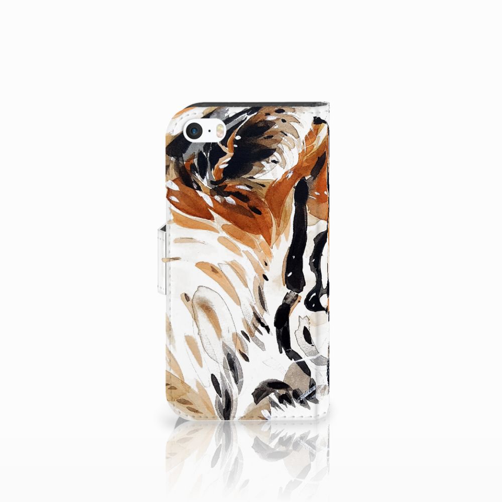 Hoesje Apple iPhone 5 | 5s | SE Watercolor Tiger