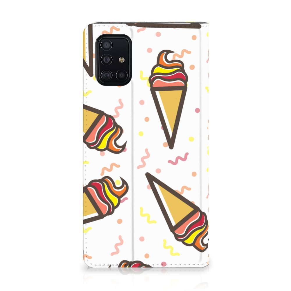 Samsung Galaxy A51 Flip Style Cover Icecream