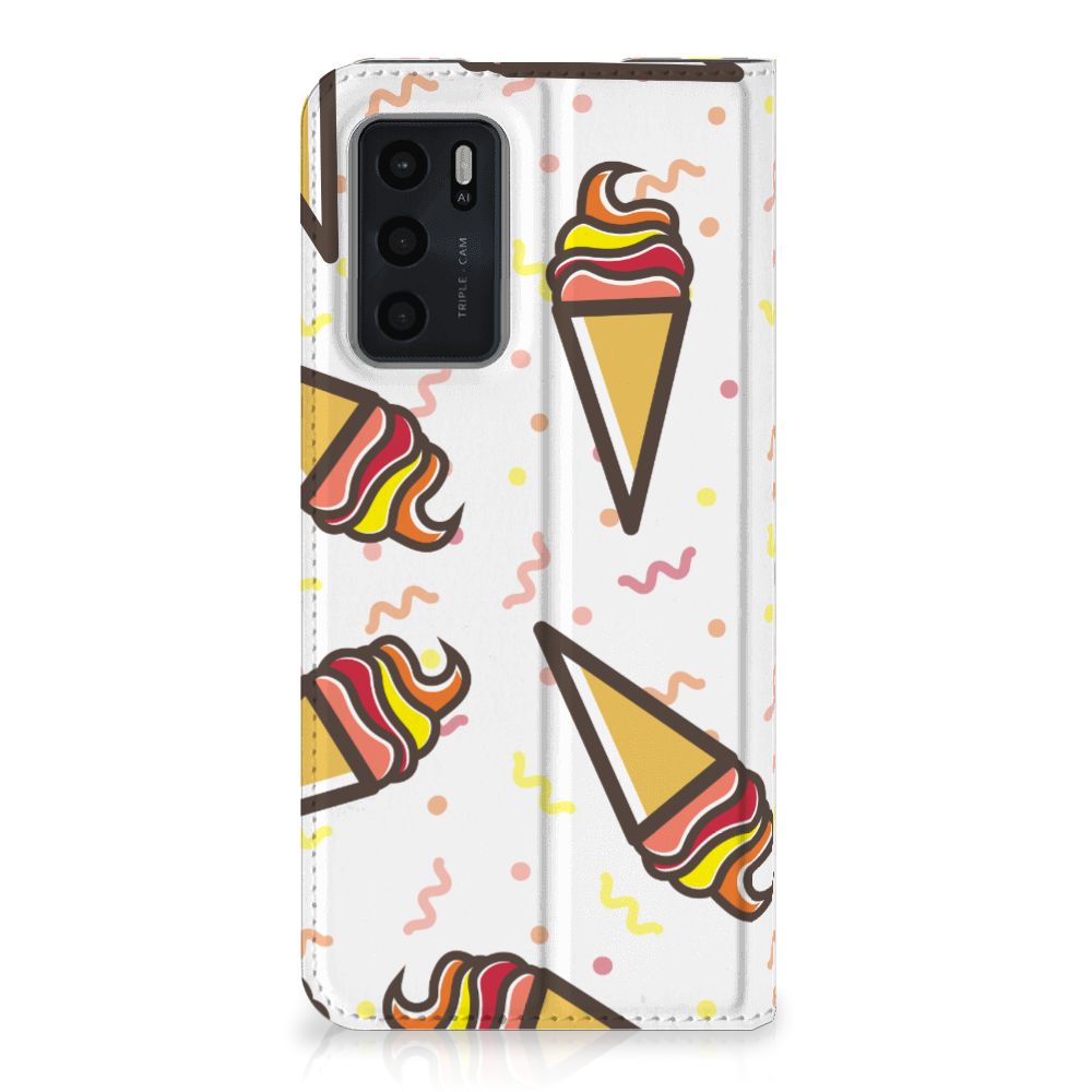 OPPO A54s | A16 | A16s Flip Style Cover Icecream