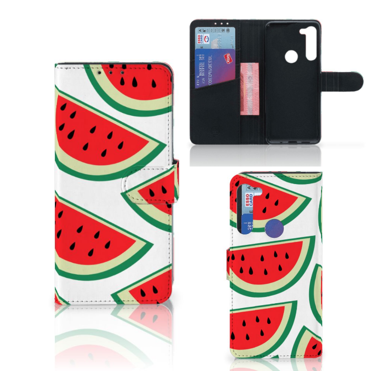 Motorola G8 Power Book Cover Watermelons