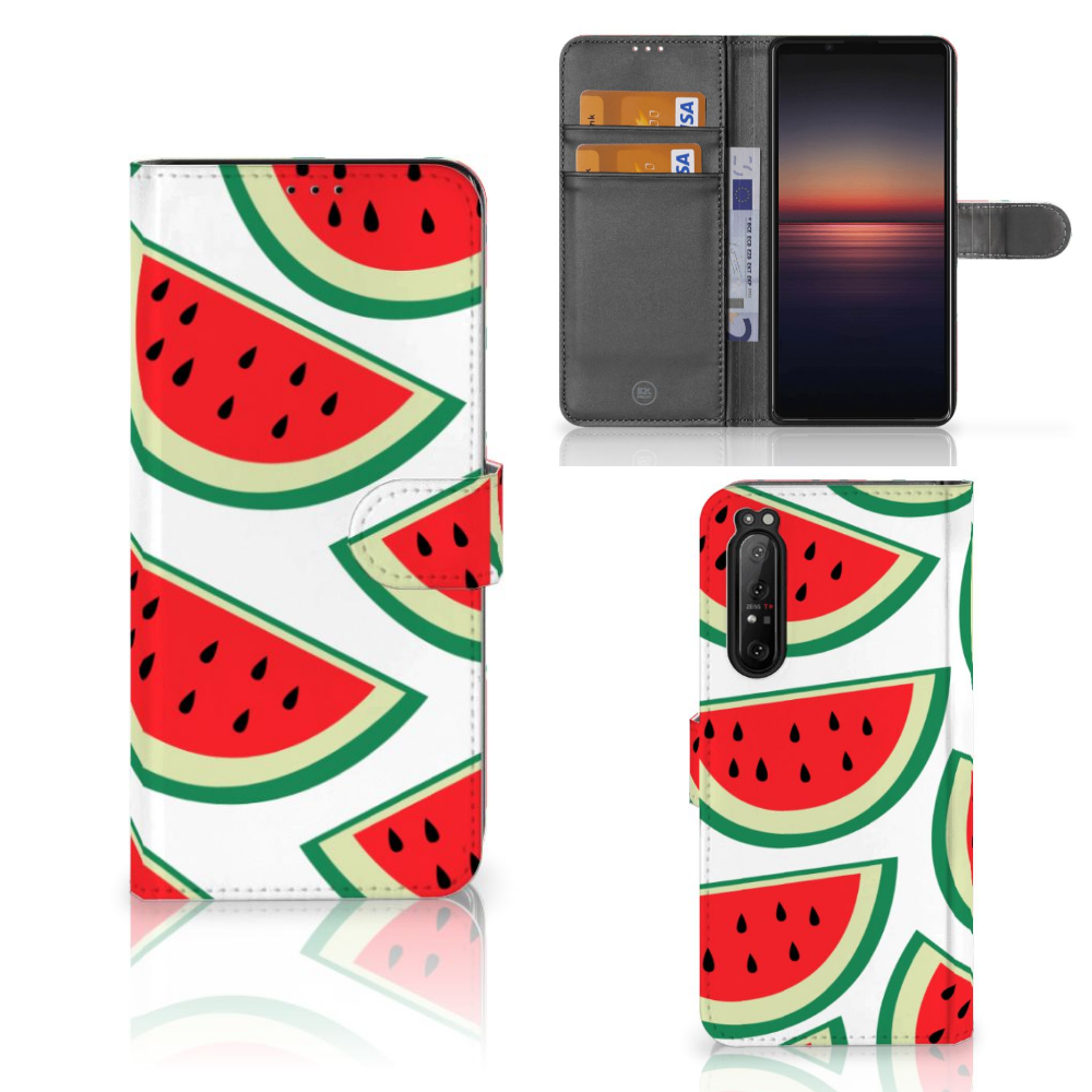 Sony Xperia 1 II Book Cover Watermelons