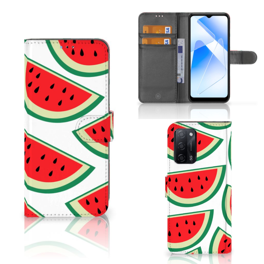 OPPO A16/A16s/A54s Book Cover Watermelons