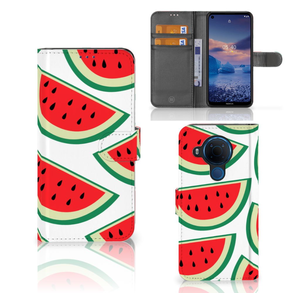 Nokia 5.4 Book Cover Watermelons