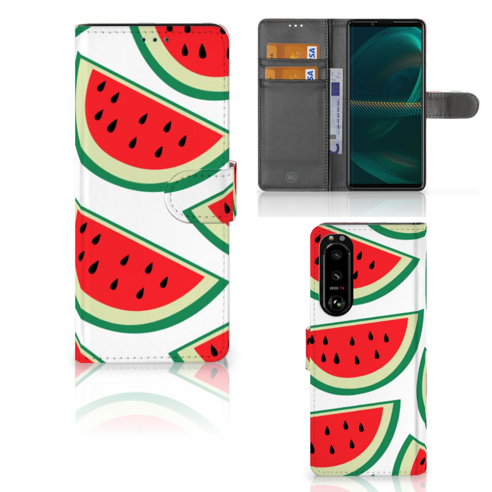 Sony Xperia 5III Book Cover Watermelons