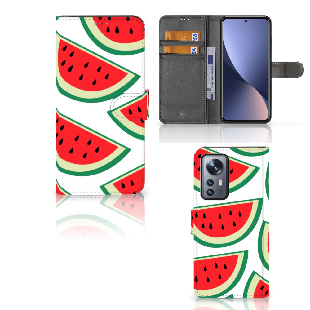 Xiaomi 12 Pro Book Cover Watermelons