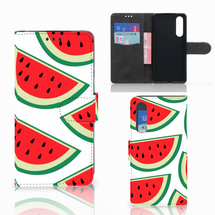 Huawei P30 Book Cover Watermelons