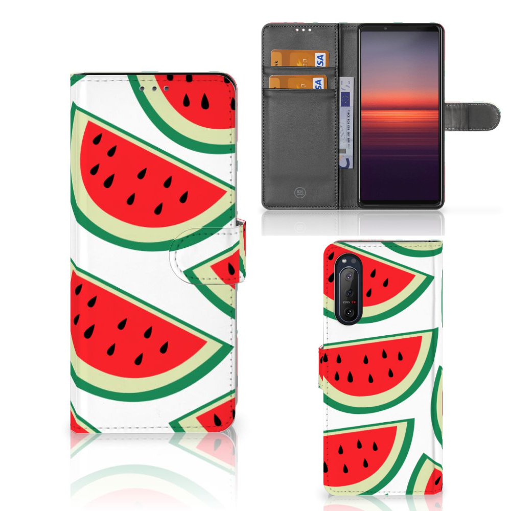 Sony Xperia 5II Book Cover Watermelons