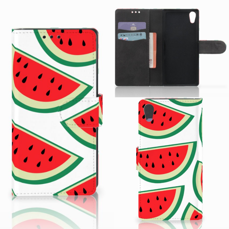 Sony Xperia XA1 Uniek Boekhoesje Watermelons