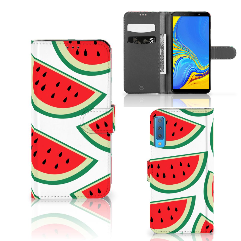 Samsung Galaxy A7 (2018) Book Cover Watermelons