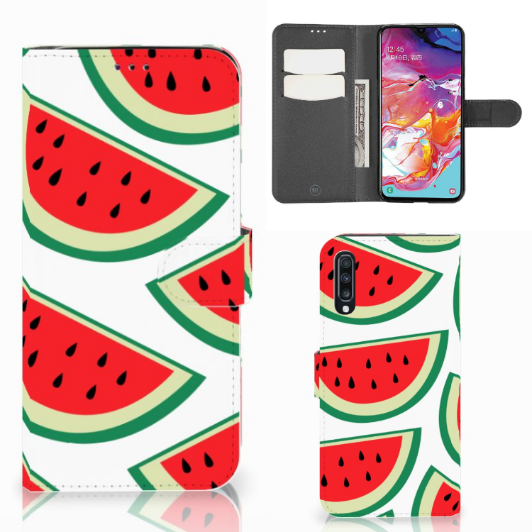 Samsung Galaxy A70 Book Cover Watermelons