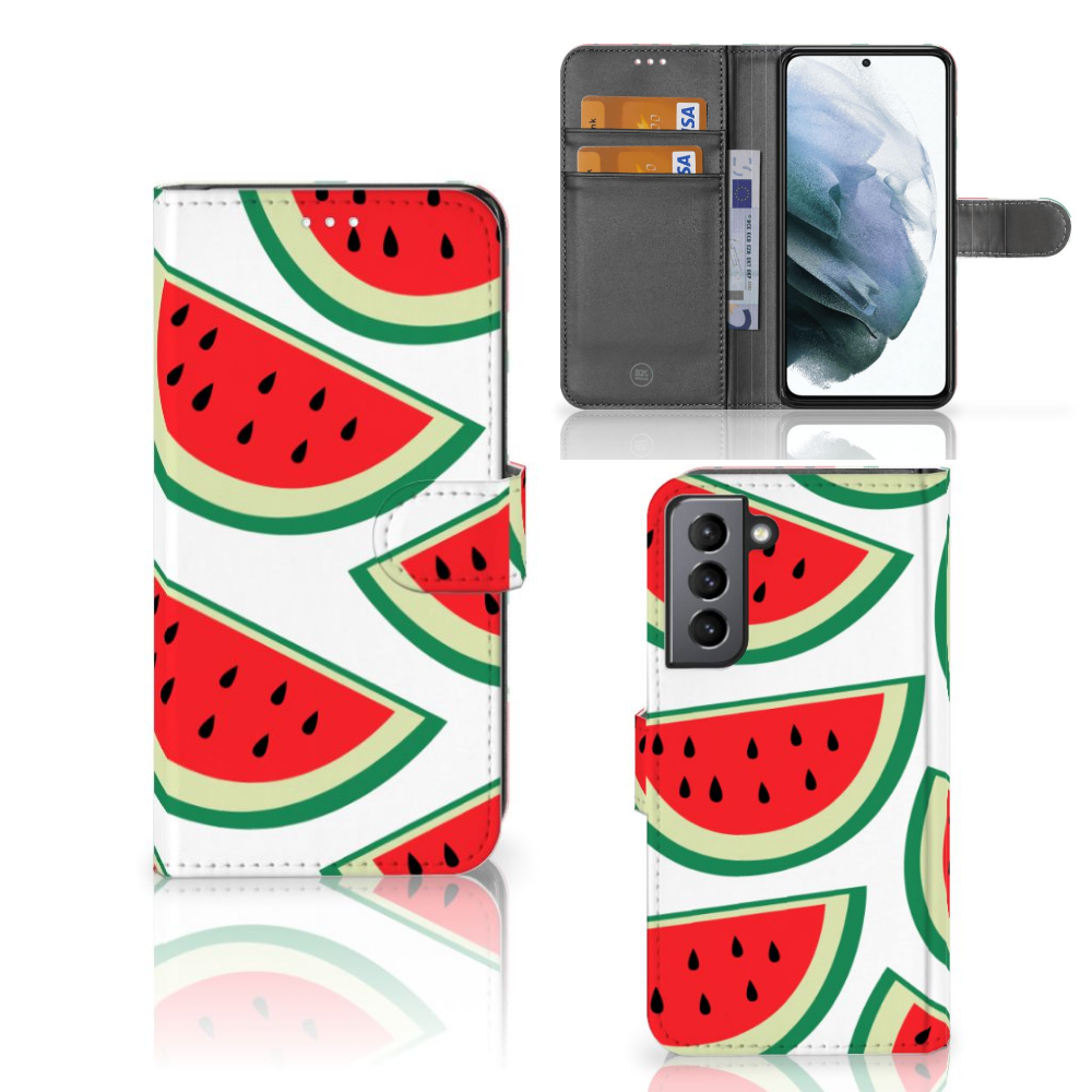 Samsung Galaxy S21 FE Book Cover Watermelons