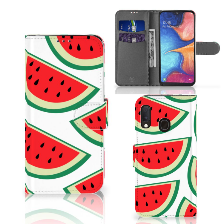 Samsung Galaxy A20e Book Cover Watermelons