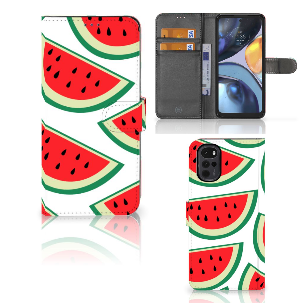 Motorola Moto G22 Book Cover Watermelons