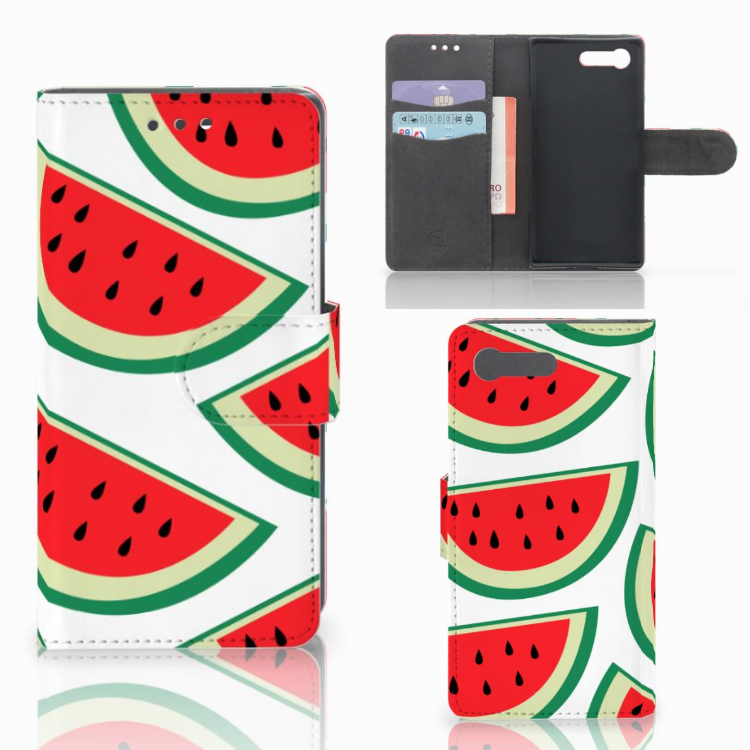 Sony Xperia X Compact Book Cover Watermelons