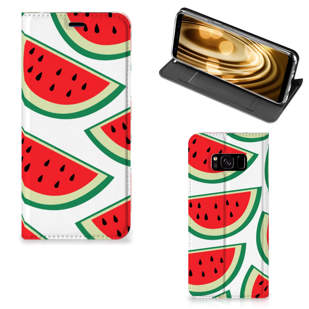 Samsung Galaxy S8 Flip Style Cover Watermelons