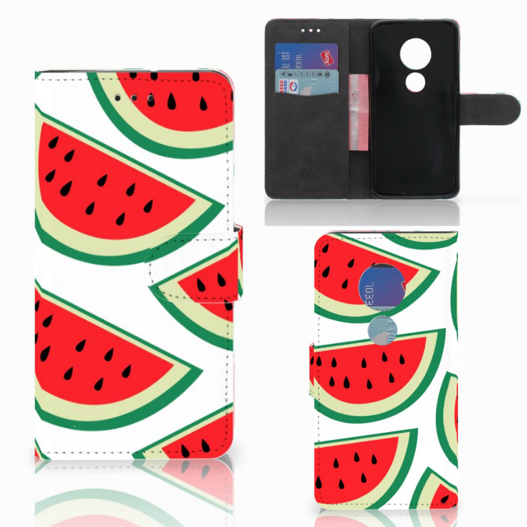 Motorola Moto G7 Play Book Cover Watermelons