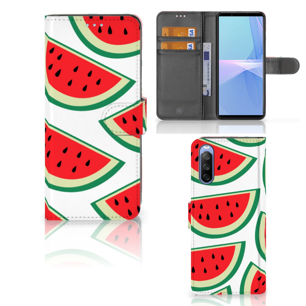 Sony Xperia 10 III Book Cover Watermelons
