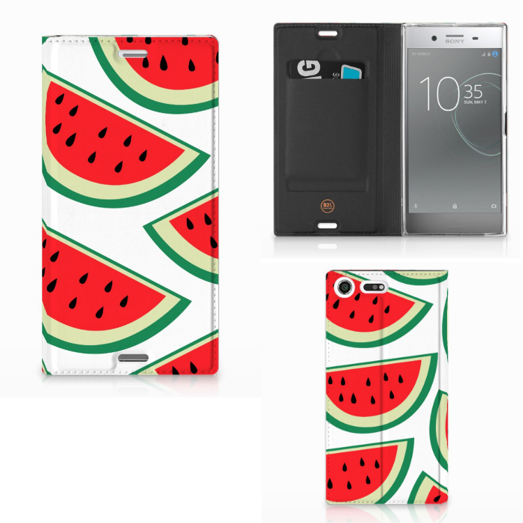 Sony Xperia XZ Premium Flip Style Cover Watermelons