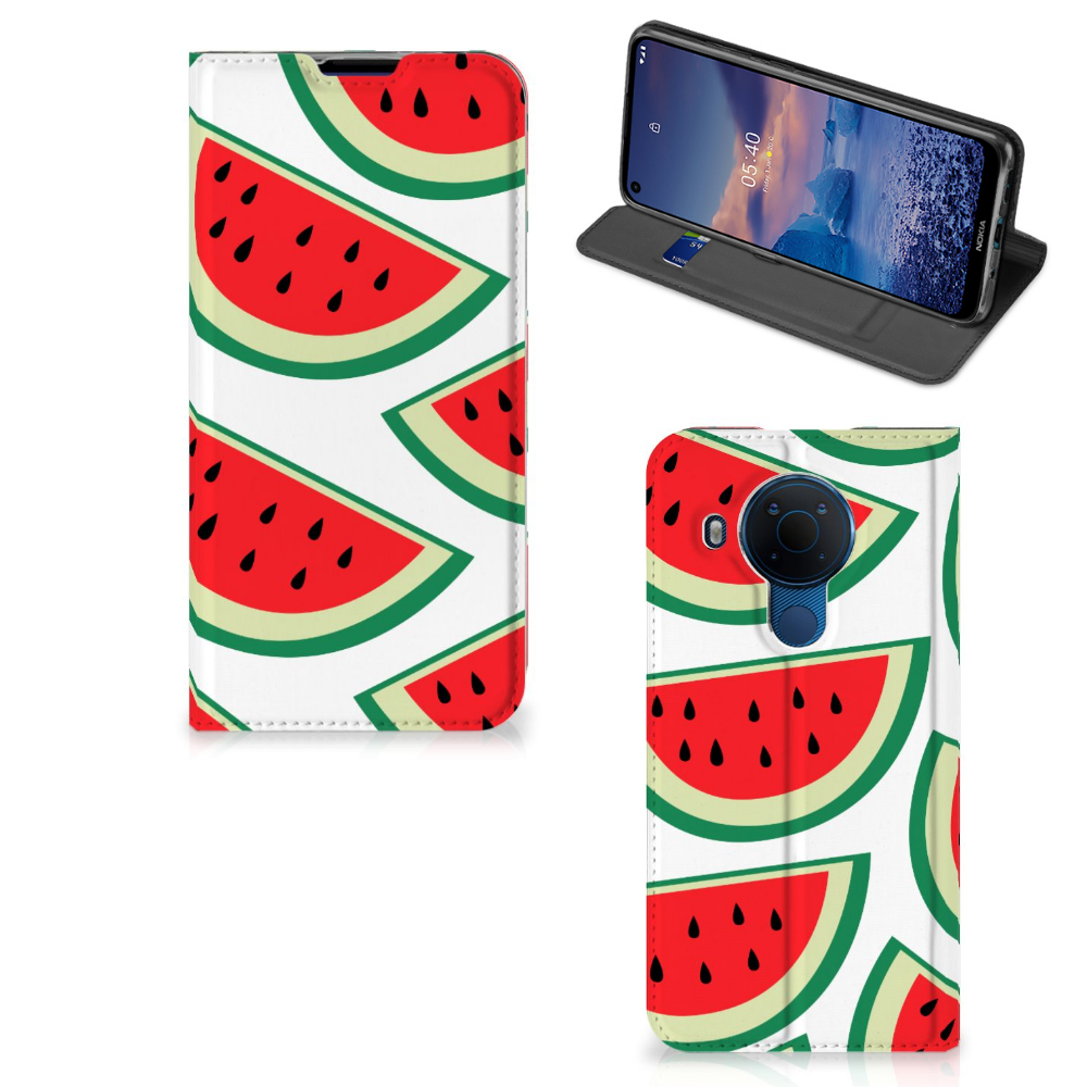 Nokia 5.4 Flip Style Cover Watermelons