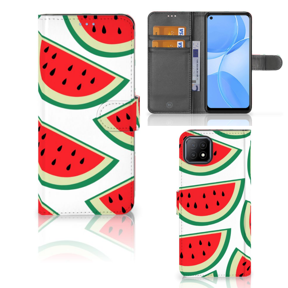 OPPO A73 5G Book Cover Watermelons