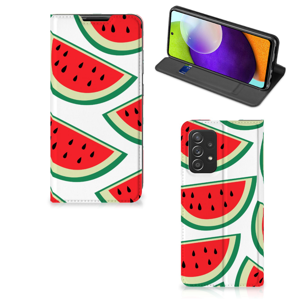 Samsung Galaxy A52 Flip Style Cover Watermelons