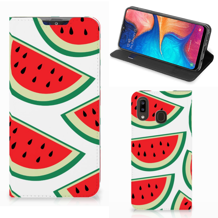 Samsung Galaxy A30 Flip Style Cover Watermelons