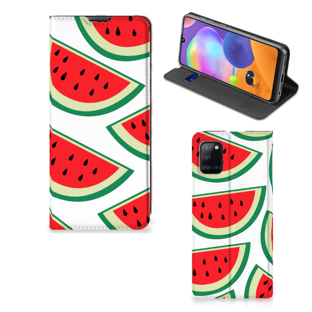 Samsung Galaxy A31 Flip Style Cover Watermelons