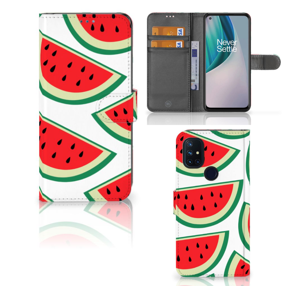 OnePlus Nord N10 Book Cover Watermelons