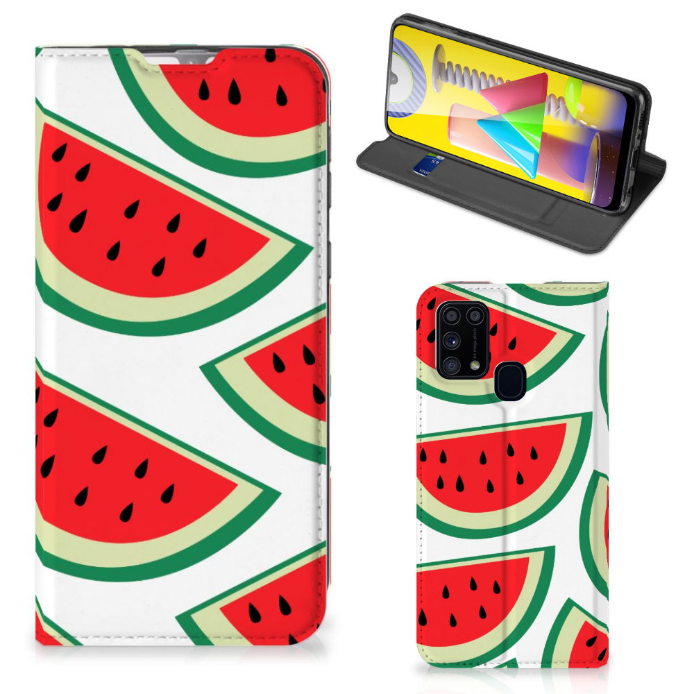 Samsung Galaxy M31 Flip Style Cover Watermelons