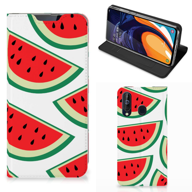 Samsung Galaxy A60 Flip Style Cover Watermelons