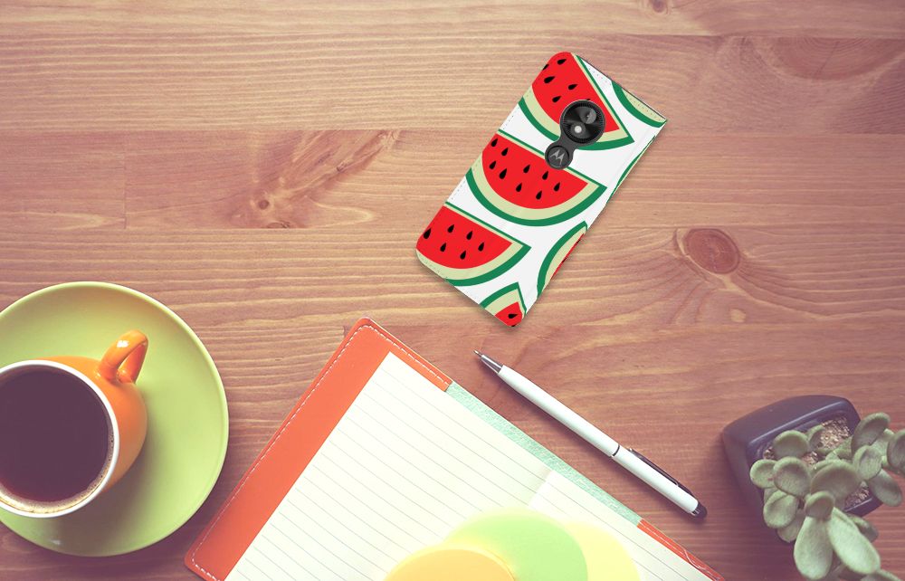 Motorola Moto E5 Play Flip Style Cover Watermelons