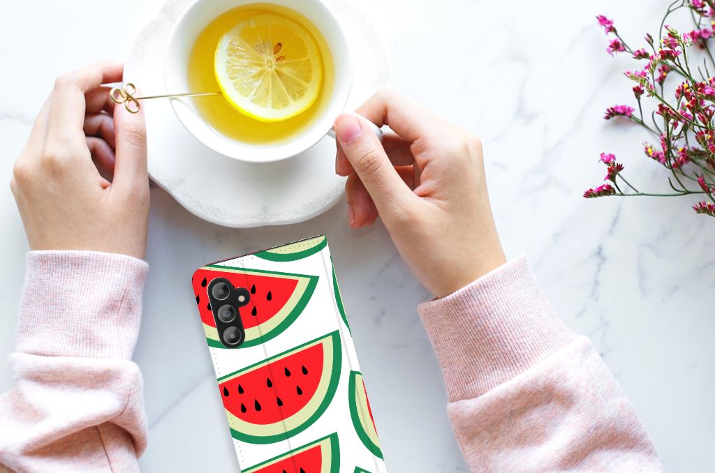 Samsung Galaxy A14 5G Flip Style Cover Watermelons