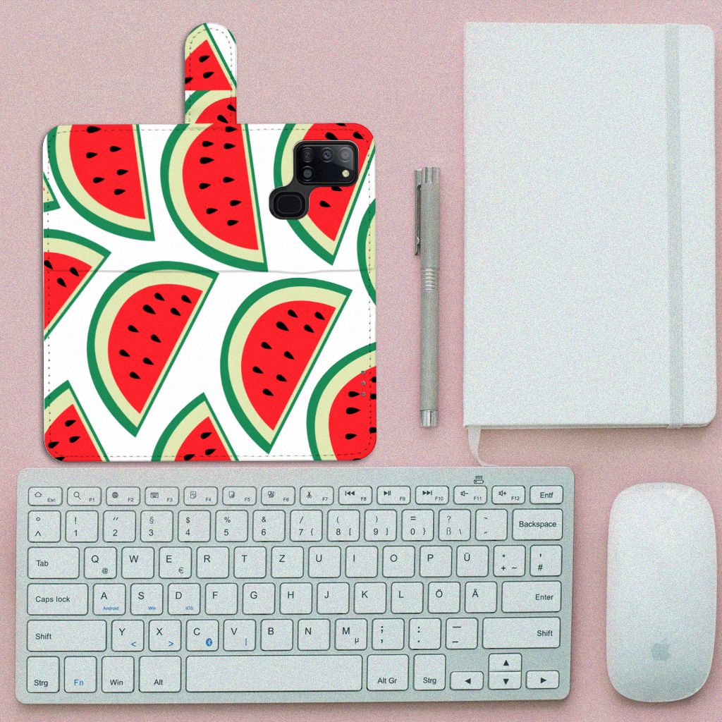 Samsung Galaxy A21s Book Cover Watermelons