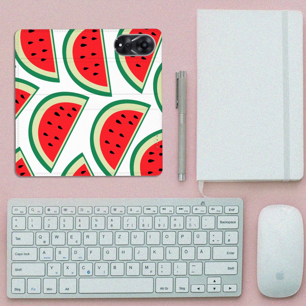 OPPO A78 | A58 5G Flip Style Cover Watermelons