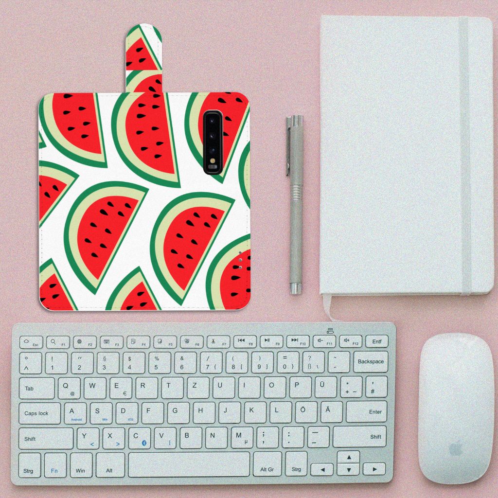 Samsung Galaxy S10 Book Cover Watermelons